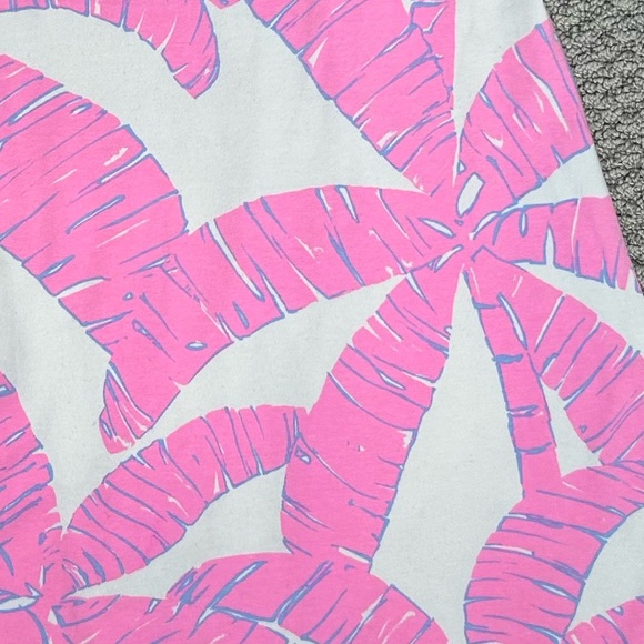 Mahi Gold V-Neck Pink Tropical Tank Mini Dress Size Small - Picture 5 of 6